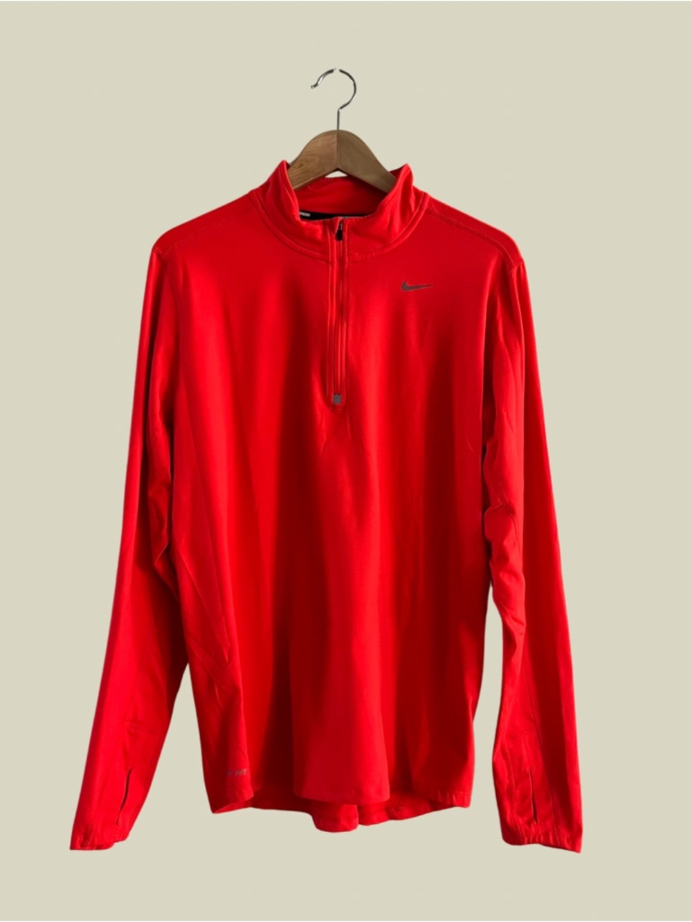 Nike Men’s Red Half-Zip Dri-FIT